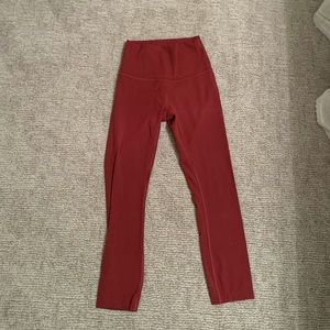 Lululemon Align High Rise Tights 25” Mulled Wine